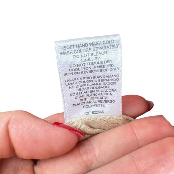 Julian Taylor NWT Red Floral Lace Sheer Nude Lining V-neck Trapeze Party Dress - Picture 14 of 14